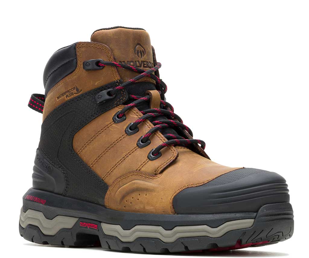 Wolverine Men's Alpha FT Infinity Waterproof Soft Toe 6 Inch Work Boot