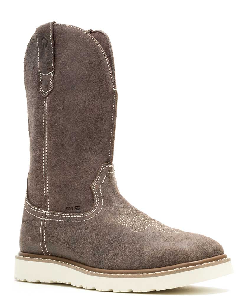 Wolverine Men's Bronc Wedge Steel Toe Pull-On Wellington