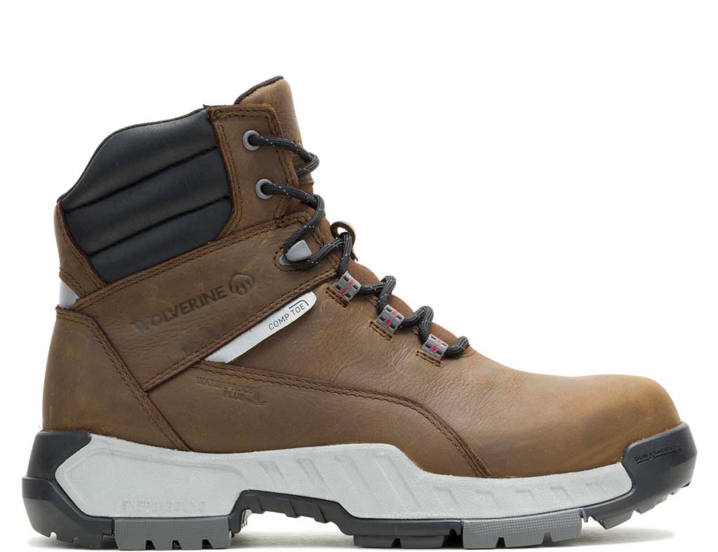 Wolverine Men's Tarmac II 6 Inch Reflective CarbonMax Safety Boot