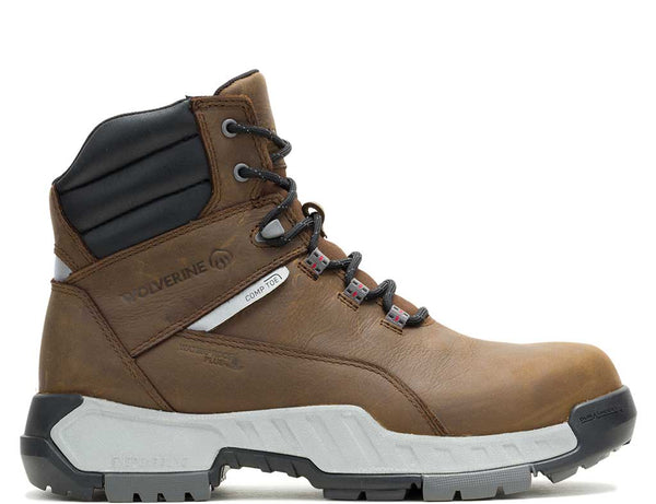 Wolverine Men's Tarmac II 6 Inch Reflective CarbonMax Safety Boot