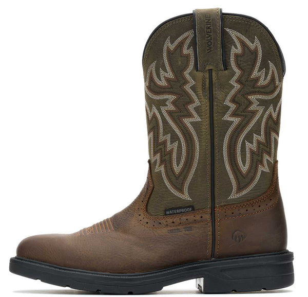 Wolverine Men's Rancher Level Steel Toe Wellington
