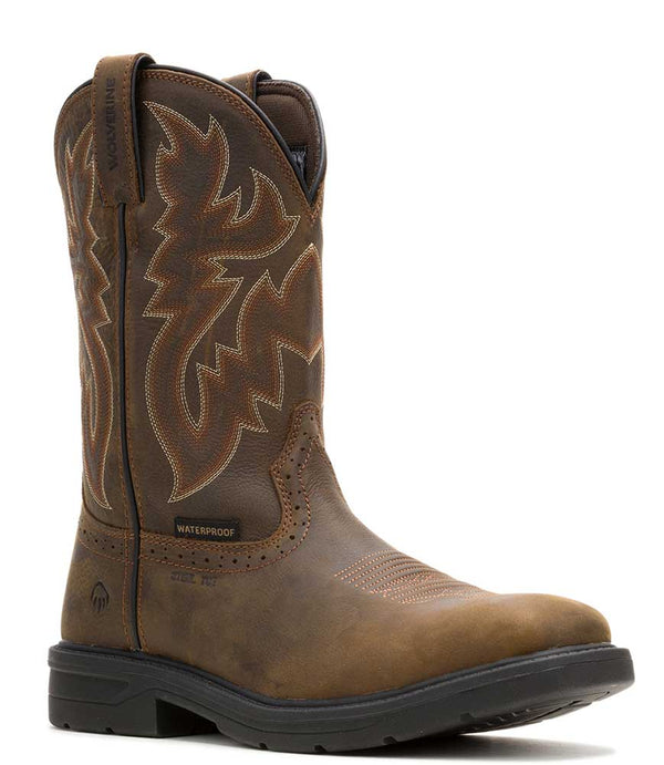Wolverine Men's Rancher Level Steel Toe Wellington