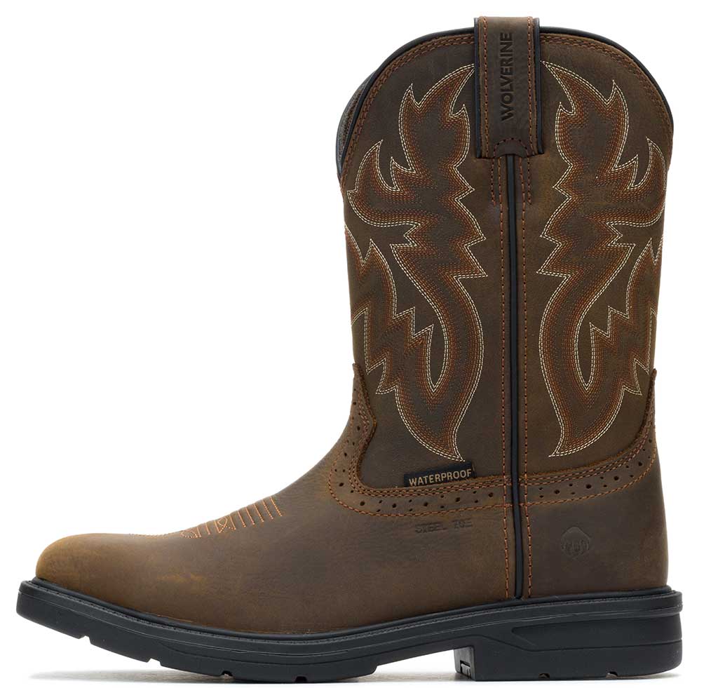 Wolverine Men's Rancher Level Steel Toe Wellington