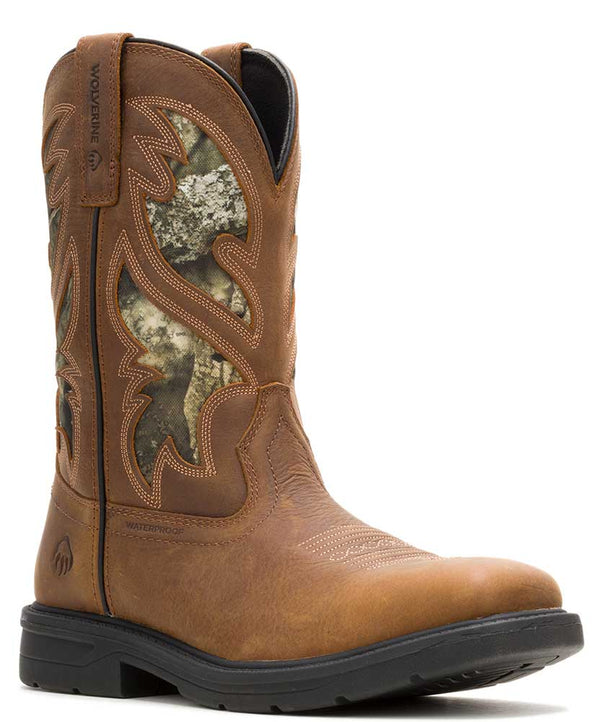 Wolverine Men's Rancher Level Steel Toe Wellington