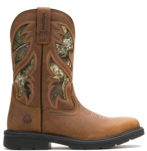 Wolverine Men's Rancher Level Steel Toe Wellington