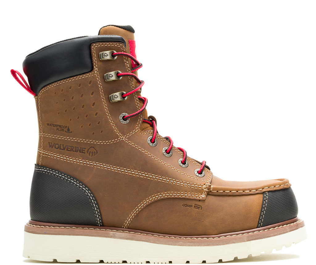 Wolverine Men's Loader II FT HyperRest 8 Inch CarbonMax Composite Toe