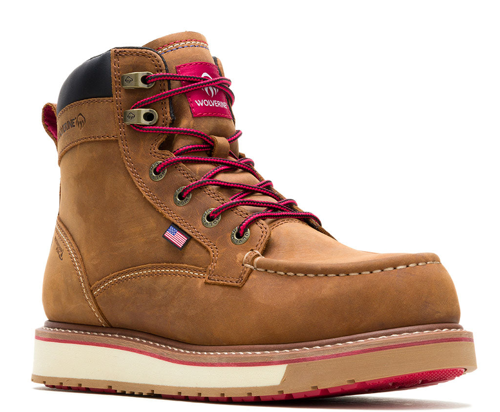 Wolverine Men's Loader USA CarbonMax Waterproof Boot