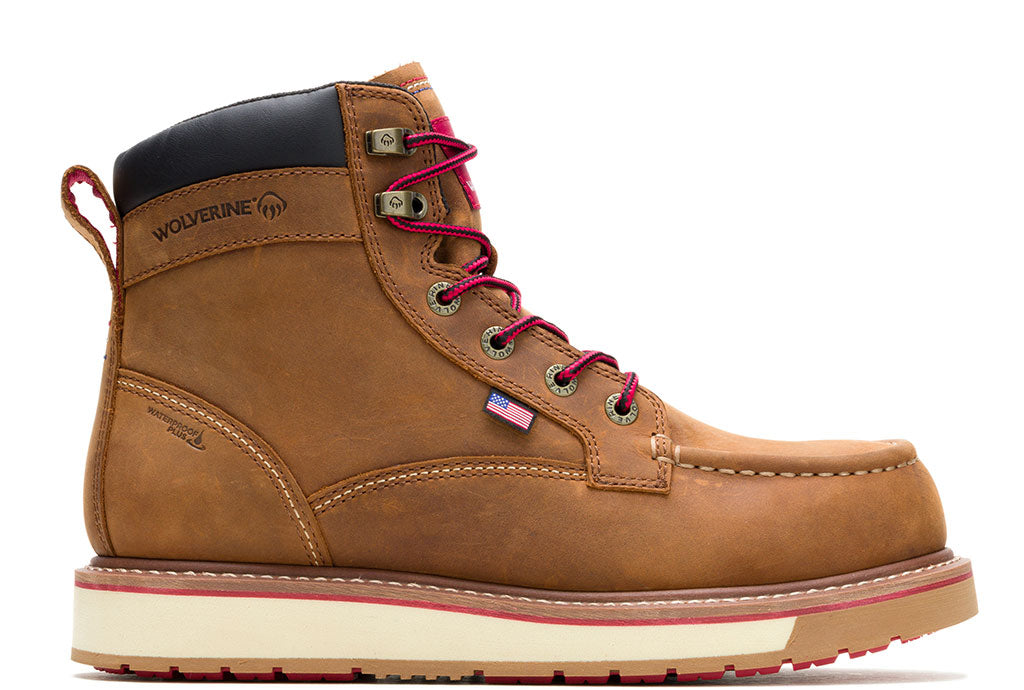 Wolverine Men's Loader USA CarbonMax Waterproof Boot