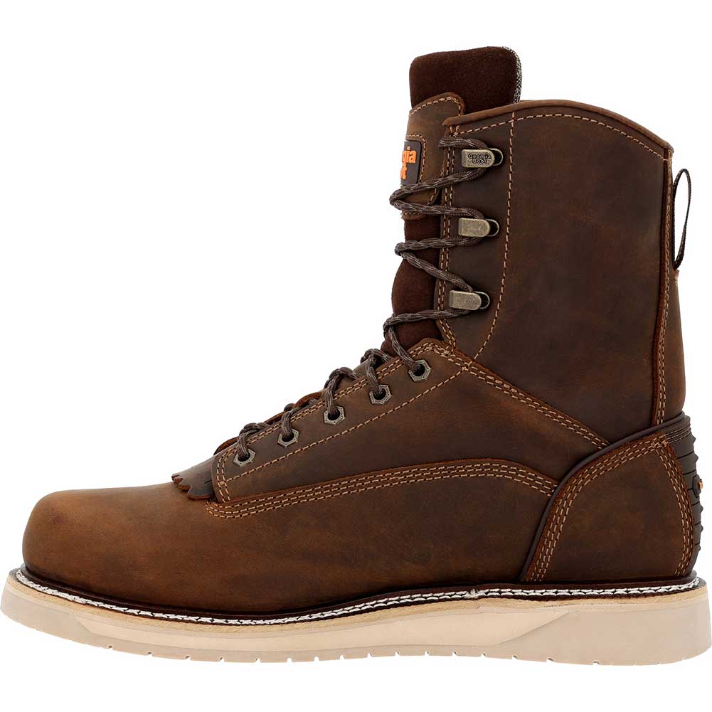 Georgia Boot Men's AMP LT Wedge Waterproof 8 Inch Boot