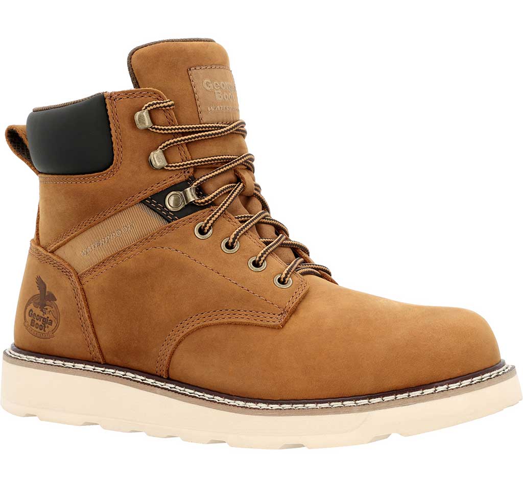 Georgia Boot Men's Core 37 Waterproof Wedge 6 Inch Soft Toe Work Boot