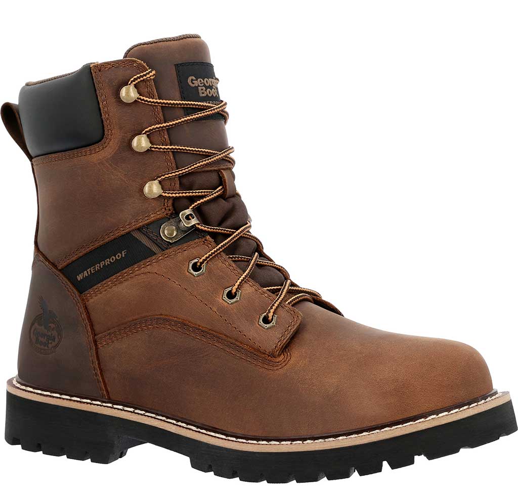 Georgia Boot Men's Core 37 Steel Toe Waterproof 8 Inch Work