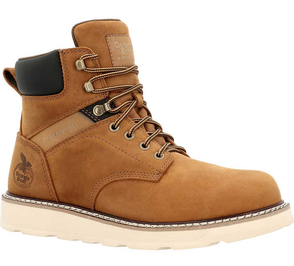 Georgia Boot Men's Core 37 Waterproof Wedge 6 Inch Steel Toe Work Boot