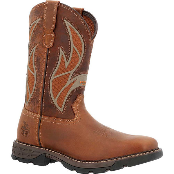 Georgia Boot Men's Carbo-Tec FLX 11 Inch InsulKul Pull-On Work Boot