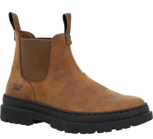 Georgia Boot Men's Romeo SuperLyte Soft Toe Chelsea