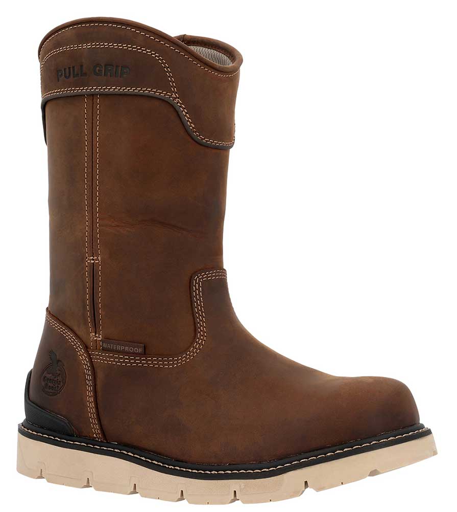 Georgia Boot Men's Carbon Flex Wedge 11 Inch Soft Toe Waterproof