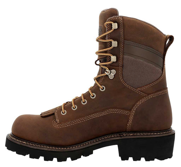 Georgia Boot Men's Core 37 Scalloped Heel Soft Toe Waterproof 9 Inch