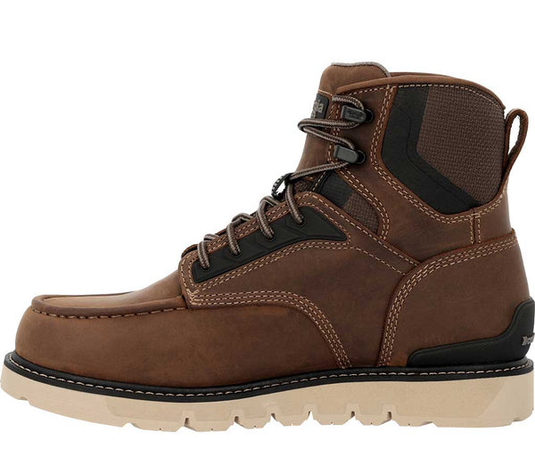 Georgia Boot Men's Carbon Flex Wedge Waterproof Moc Soft Toe Boot