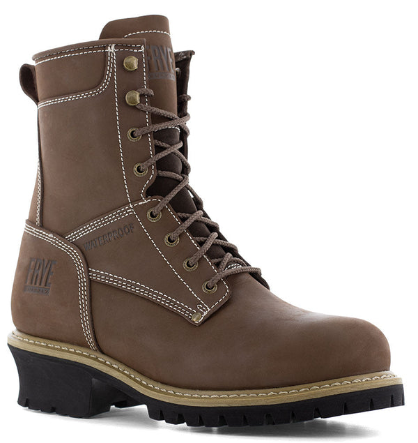 Frye Supply Men's 8 Inch Logger Work Boot WP ST SR EH