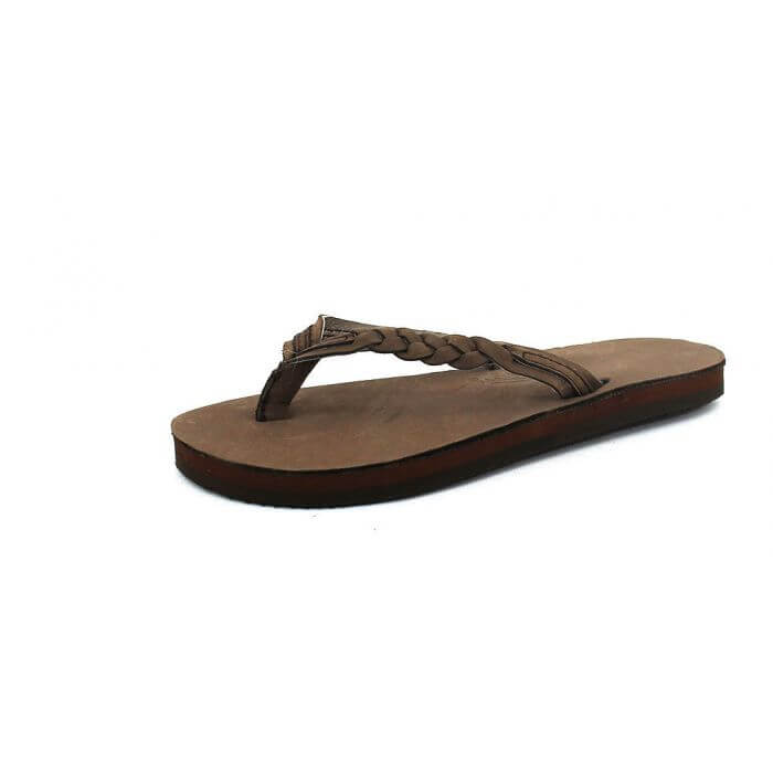 Rainbow Sandals Kids Flirty Braidy Esspresso 