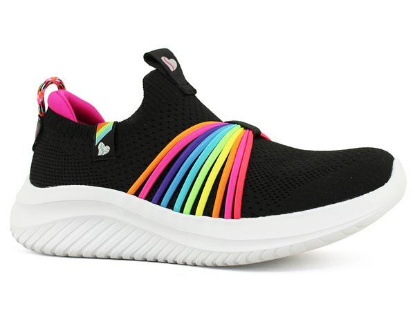 Skechers Kids Ultra Flex 3.0 Rainbow Speed Sneakers