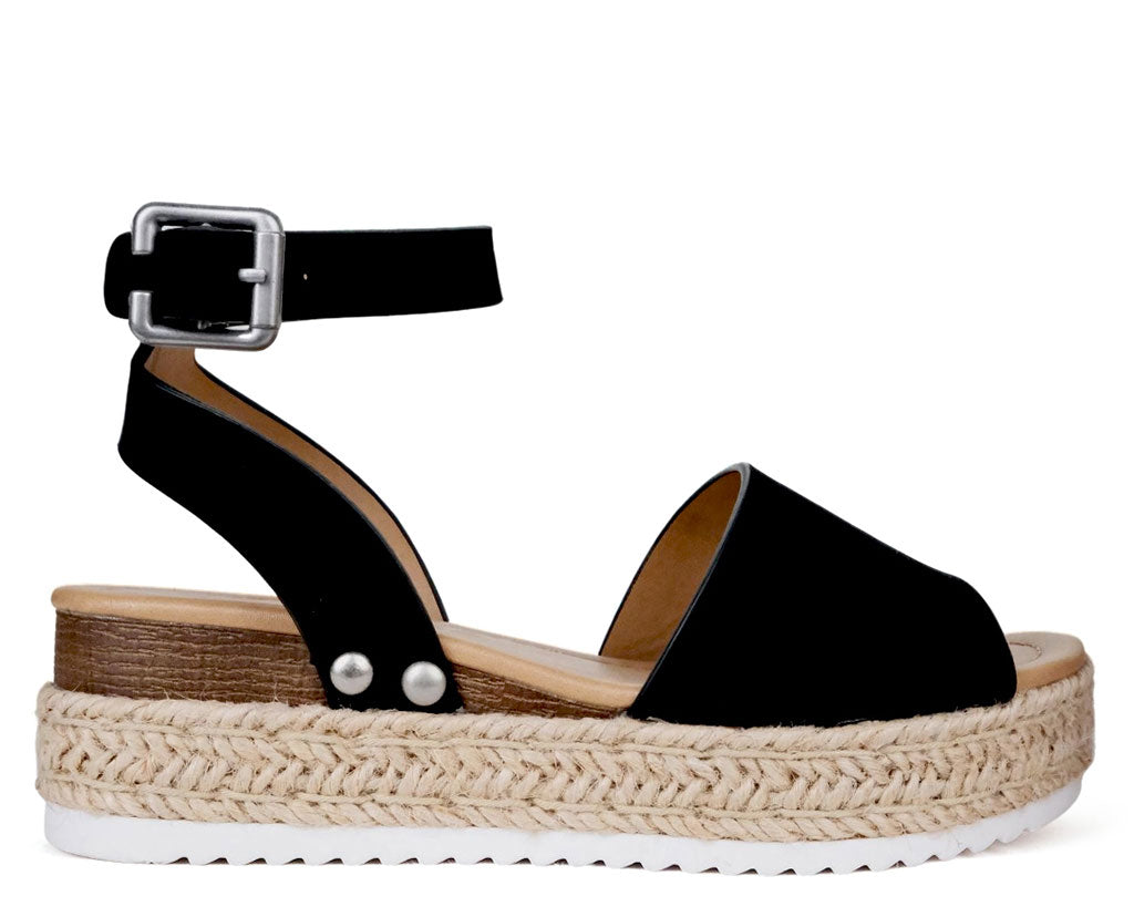 Soda Kids Top-2 Espadrille Wedge Sandals