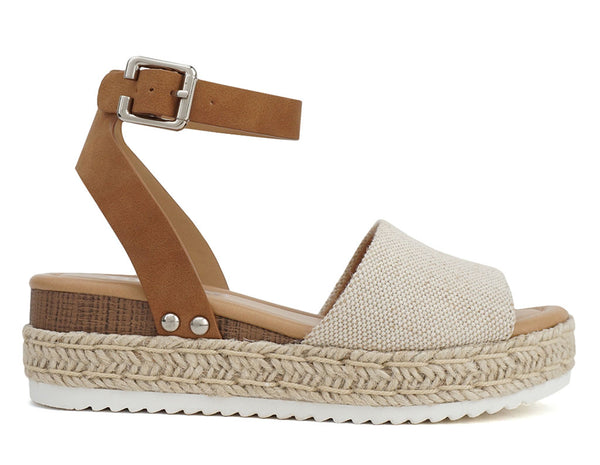 Soda Kids Top-2 Espadrille Wedge Sandals