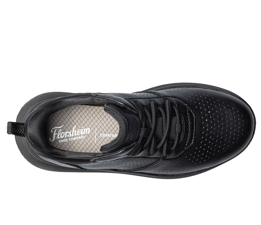 Florsheim Kids Fleet Jr. Perf Toe Elastic Lace Sneaker