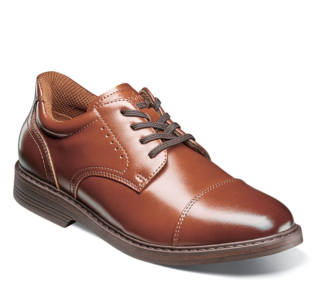 Florsheim Kids Highrise Jr. Elastic Cap Toe Hands Free Oxfords