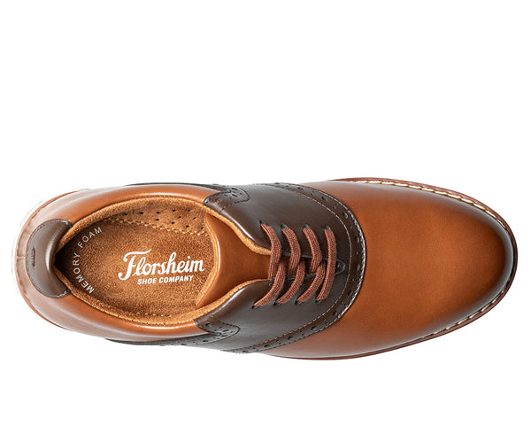 Florsheim Kids Vibe Jr. Plain Toe Saddle Oxford