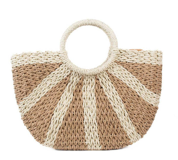 Nollia Straw Handle Bag