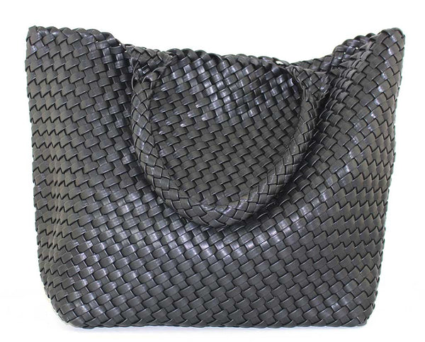 BC Handbags Large Woven Tote