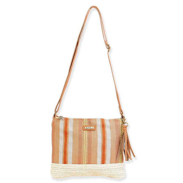 Sun And Sand Castile Poly Straw Crossbody