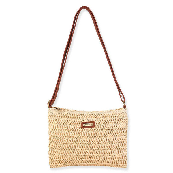 Sun And Sand Brynn Natural Crochet Crossbody