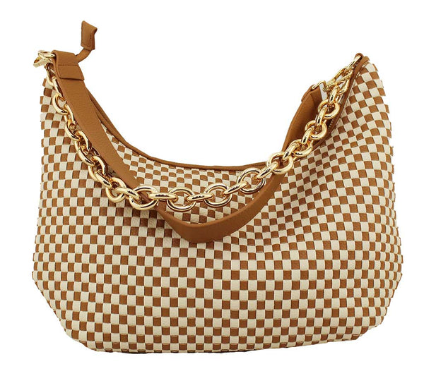 Pretty Simple Sienna Slouchy Woven Shoulder Bag