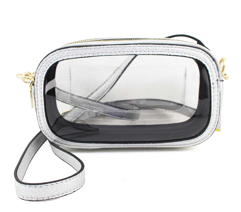 Queens Designs Stadium Clear Oval Crossbody Bags