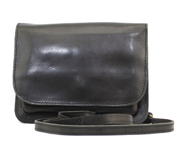 Johns Creek RFID Leather Flap Crossbody