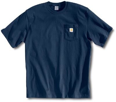 Carhartt Men's Tall Workwear Pocket T-Shirt Navy
