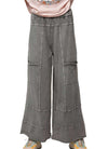Easel Mineral Wash Knit Cargo Pants