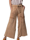 Easel Mineral Wash Knit Cargo Pants