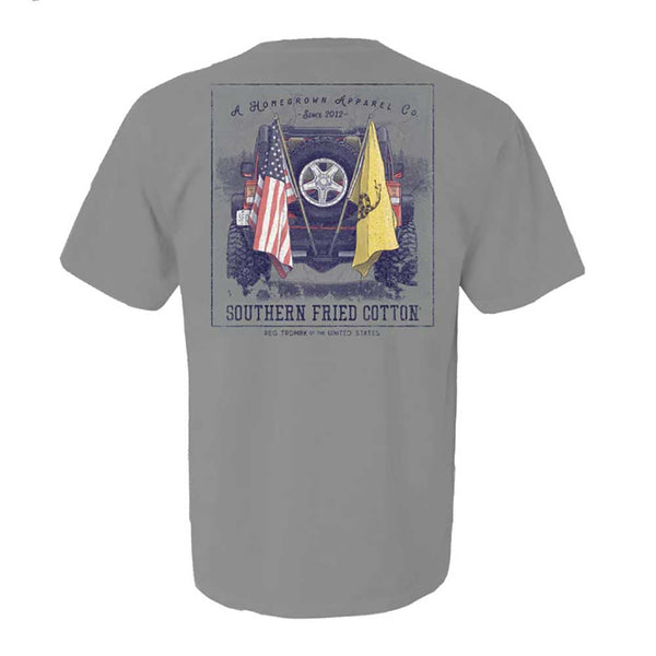 Southern Fried Cotton Big Tire Patriot T-Shirt