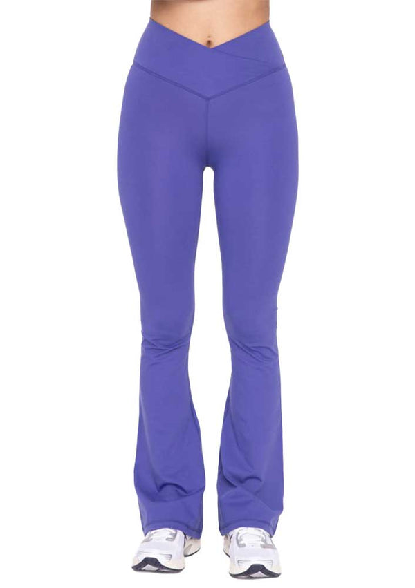 Mono B Venice Crossover Waist Yoga Pants