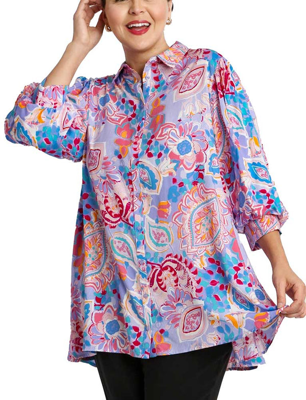 Umgee USA 3/4 Print Tunic Plus