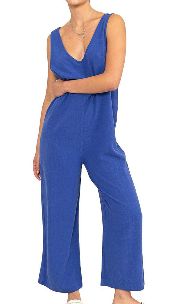 Hyfve Linen Sleeveless Jumpsuit