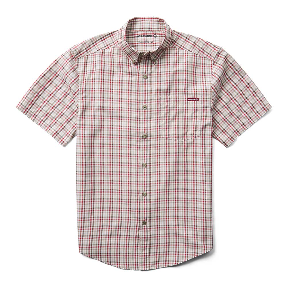 Wolverine Mortar Plaid Work Shirt