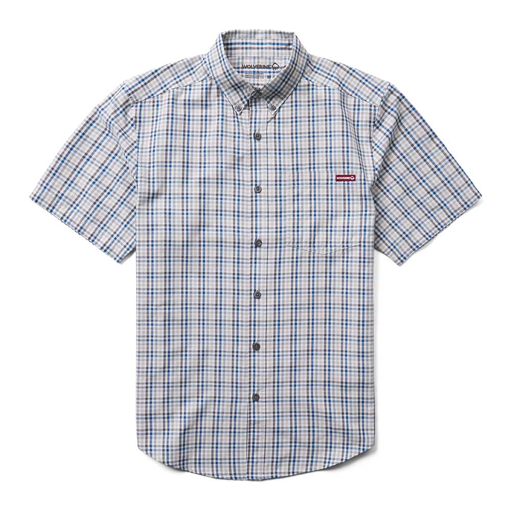 Wolverine Mortar Plaid Work Shirt