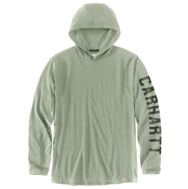 Carhartt Men's Force RF LS Logo Hoodie