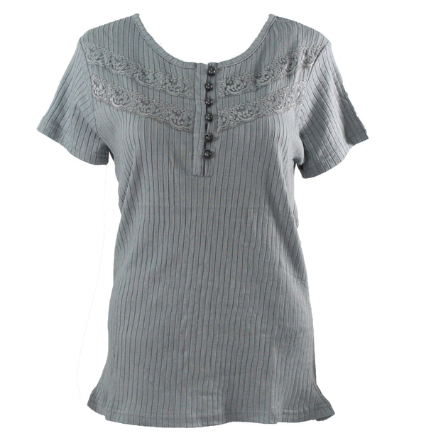 Stillwater Supply Co. Ladies Lace Trim Henly