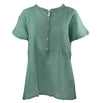 Stillwater Supply Co. Ladies Crepe Capped Sleeve Popover