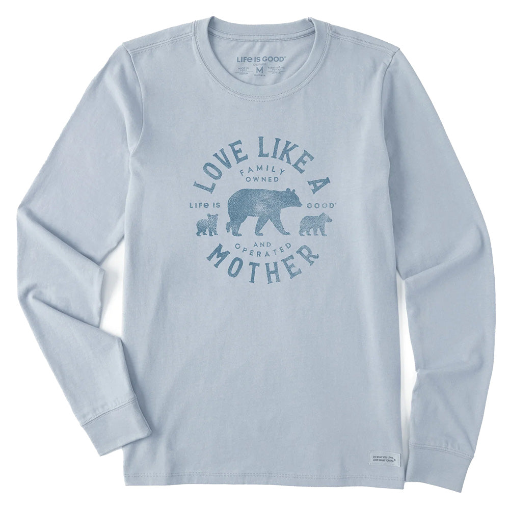Life Is Good Women'S Love Like a Mother Bears Crusher T-Shirt