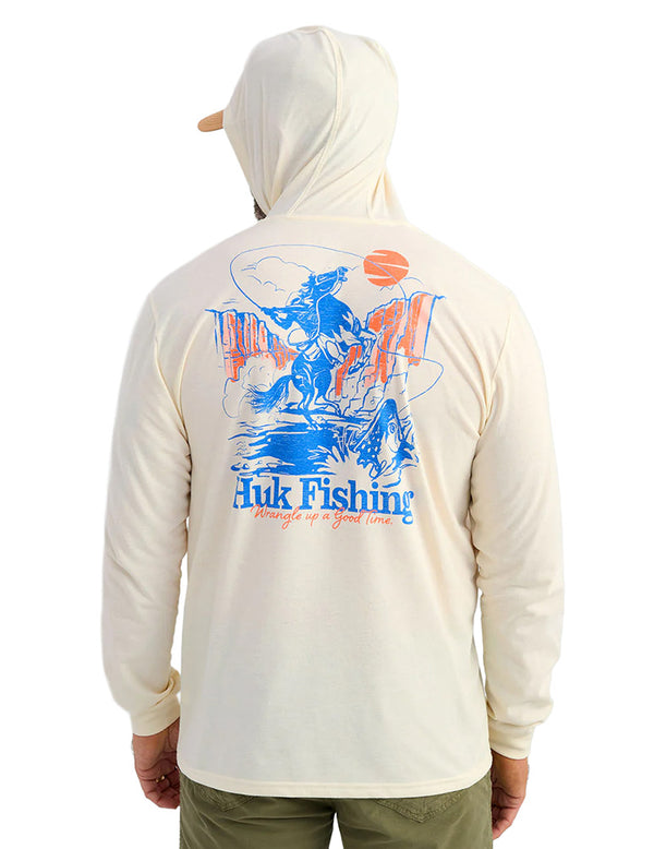 Huk Trout Wrangle Hoodie T-Shirt